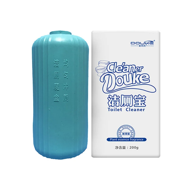 Cleaning Toilet Brush Bathroom Cleaning Toilet Silicone Bomb Cleaner Detergent Liquid Little Bear Toilet Cleaning Gel Blue 200g