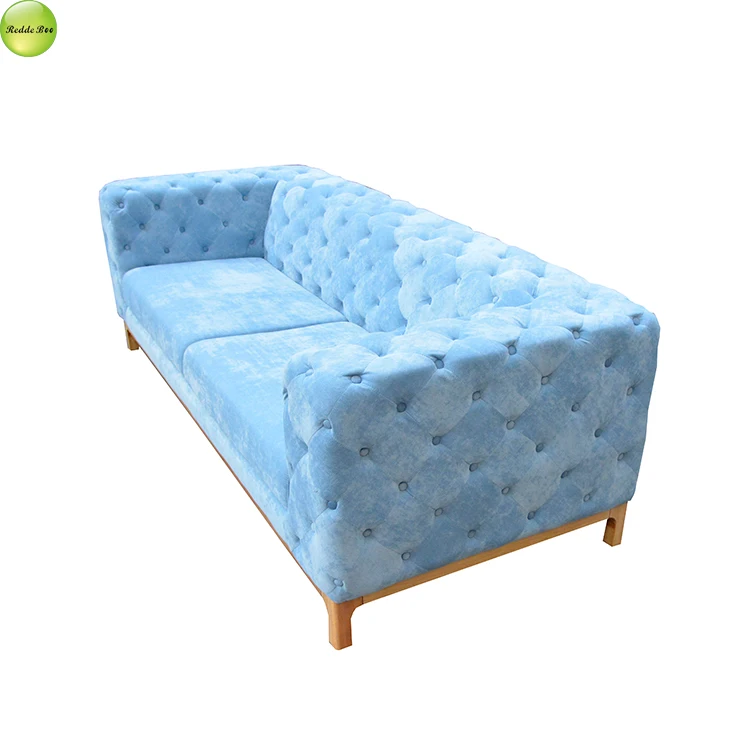 Foshan Furniture Velvet Sofa French Style New Classic Furniture Indoor Sofa Set