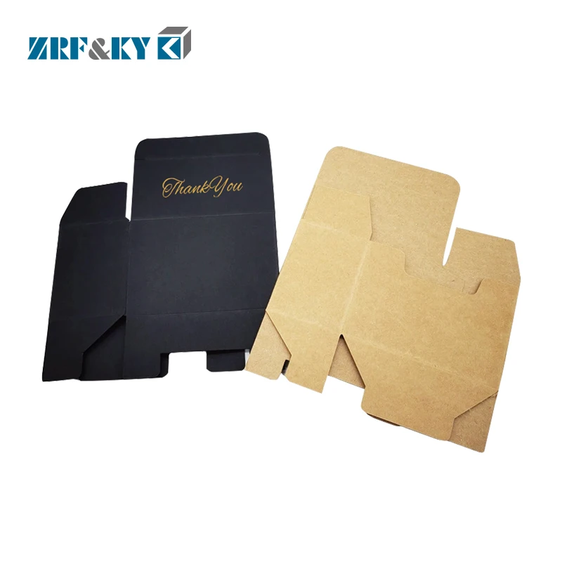 Factory Direct Supplier Recyclable Eco-Friendly Paper Packaging Brown Kraft Customizable Pattern Folding Box