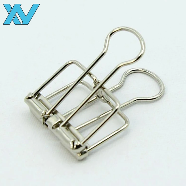 Metal wire colorful long tail folding clip binder clip office stationery 32mm