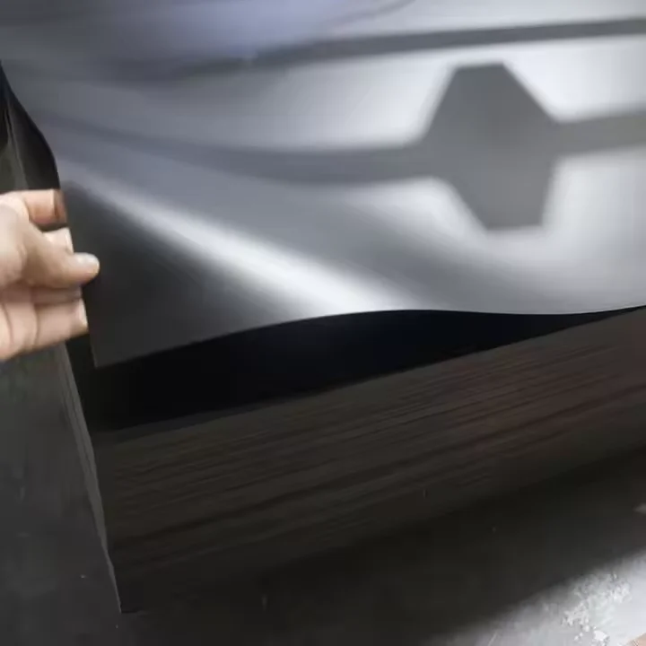 Big Promotion Bulk Stock Wholesale Cheap Price Suppliers Plastic Sheet 2mm 0.8mm Thickness Matt Black PVC Wall Panel