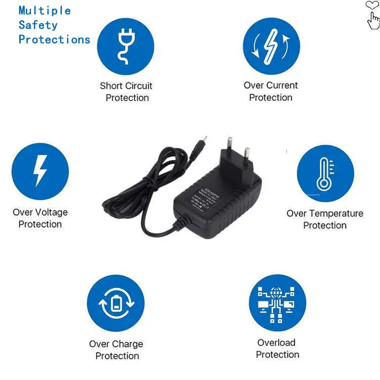  ETL CE FCC RoHS SAA AC DC настенный адаптер питания 5V 6V 9V 18V 24V 12V 100Ma 350Ma 0.5A 1A 2A 3A с вилкой EU AU US