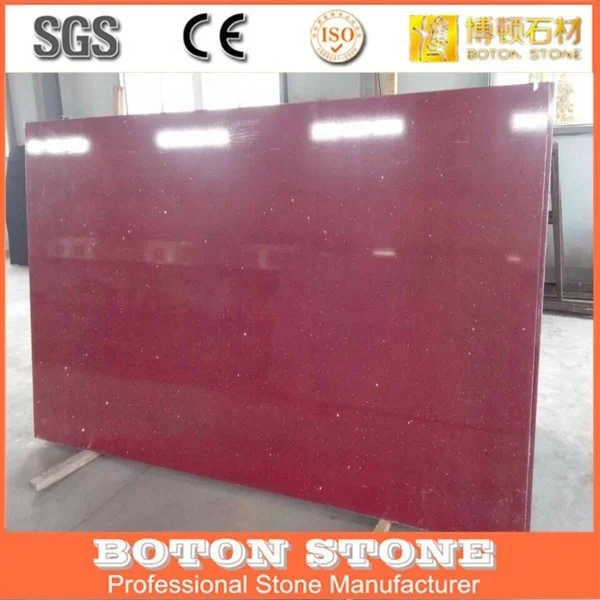 Artificial Stone Polished Quartz Composite Thin Slabs Compressed Quartz Tiles