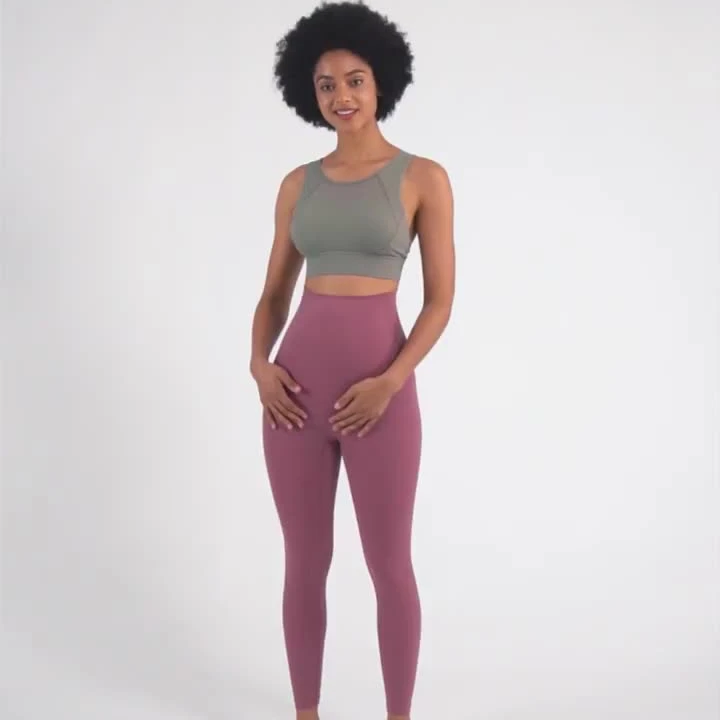 Yoga Pants Velvet Keep Warm Maternity Leggings Wholesale Pregnant Women Woven Fabric Maternity Support Customized Size