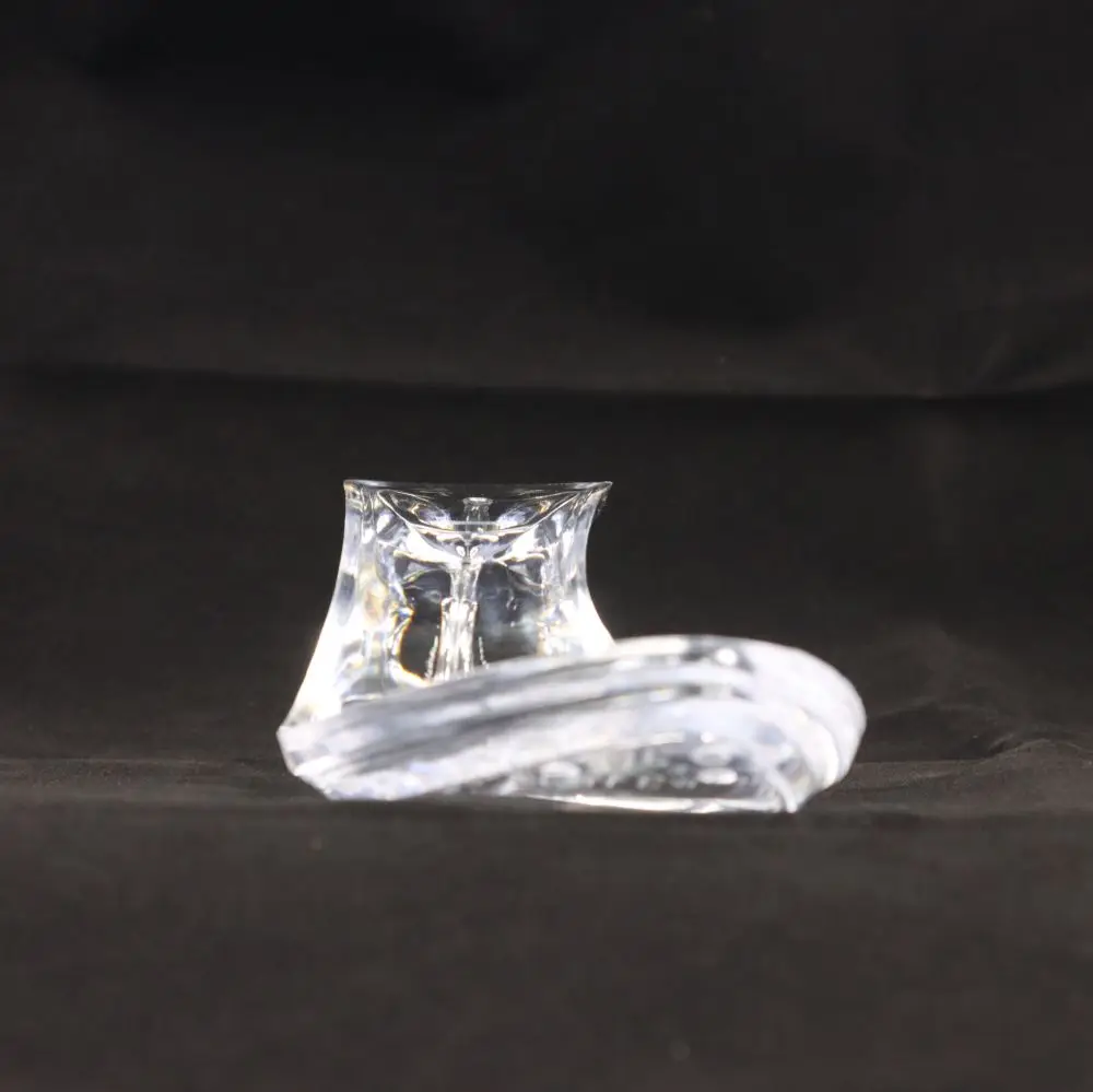 Factory sales Plating various colors Transparent crystal PC heel for shoe making charm