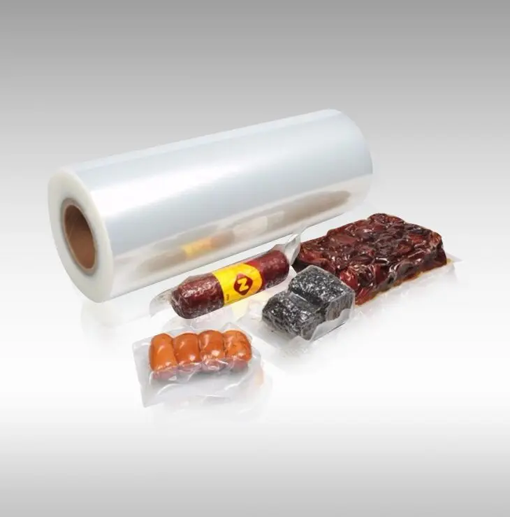 PA PE EVOH пищевое мясо морепродукты пластиковый упаковочный материал Термоформовочная 7-слойная коэкструзионная пленка