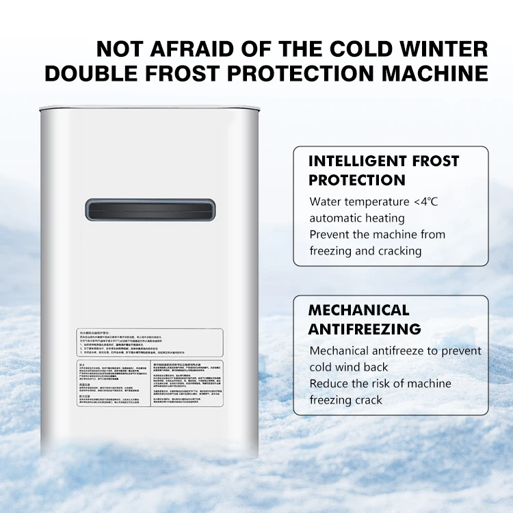 Hot Sale 35W Heaters Tankless Natural Safe Instant Residential 16L Outdoor Type Gas Water Heater