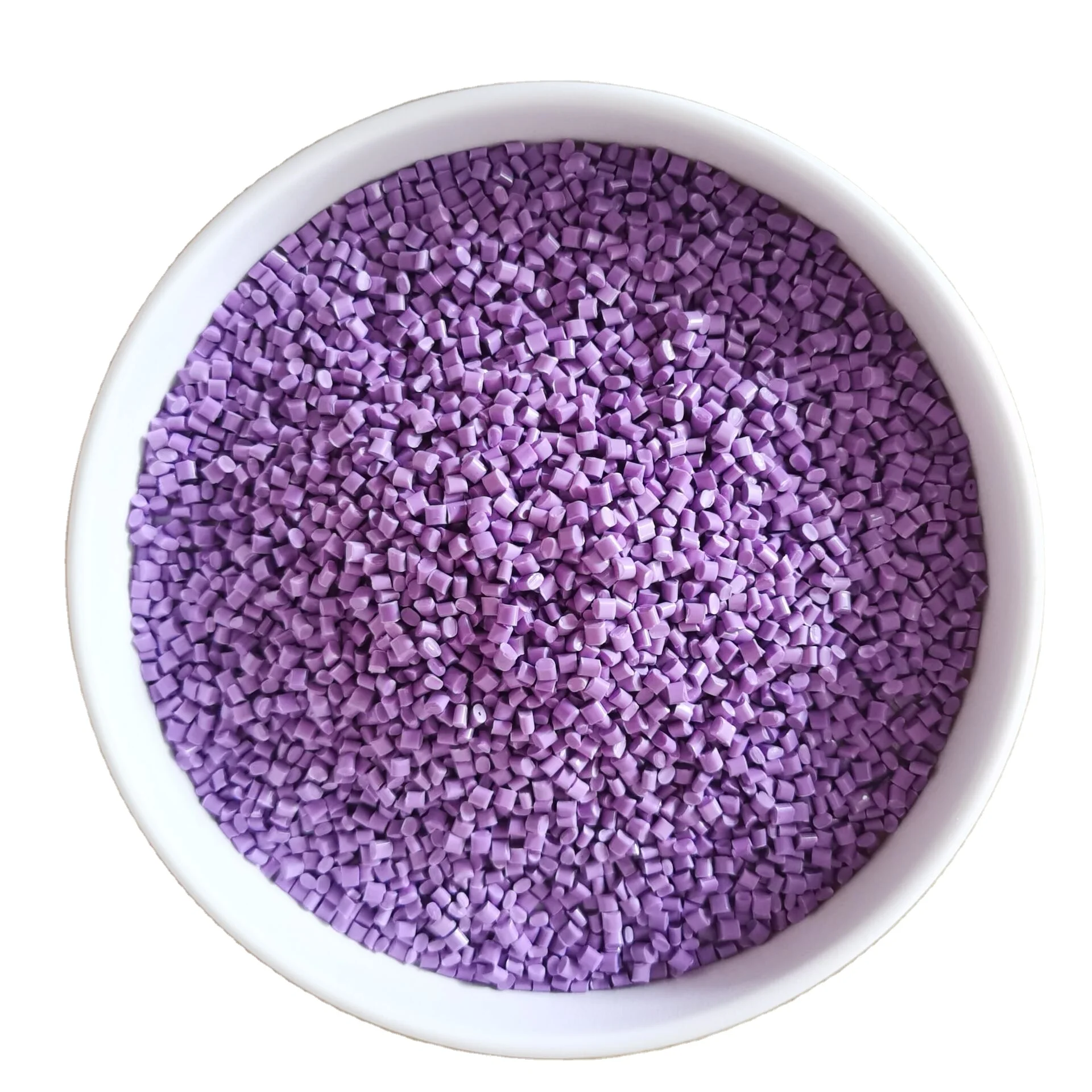FR (X)  High gloss PC ABS Granules Easy Color PC ABS Granules Purple PC ABS Granules