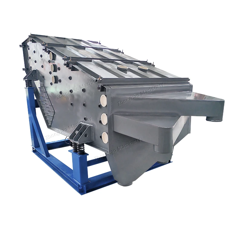 Probability vibrating screen machine for petroleum coke carbonization agents screening