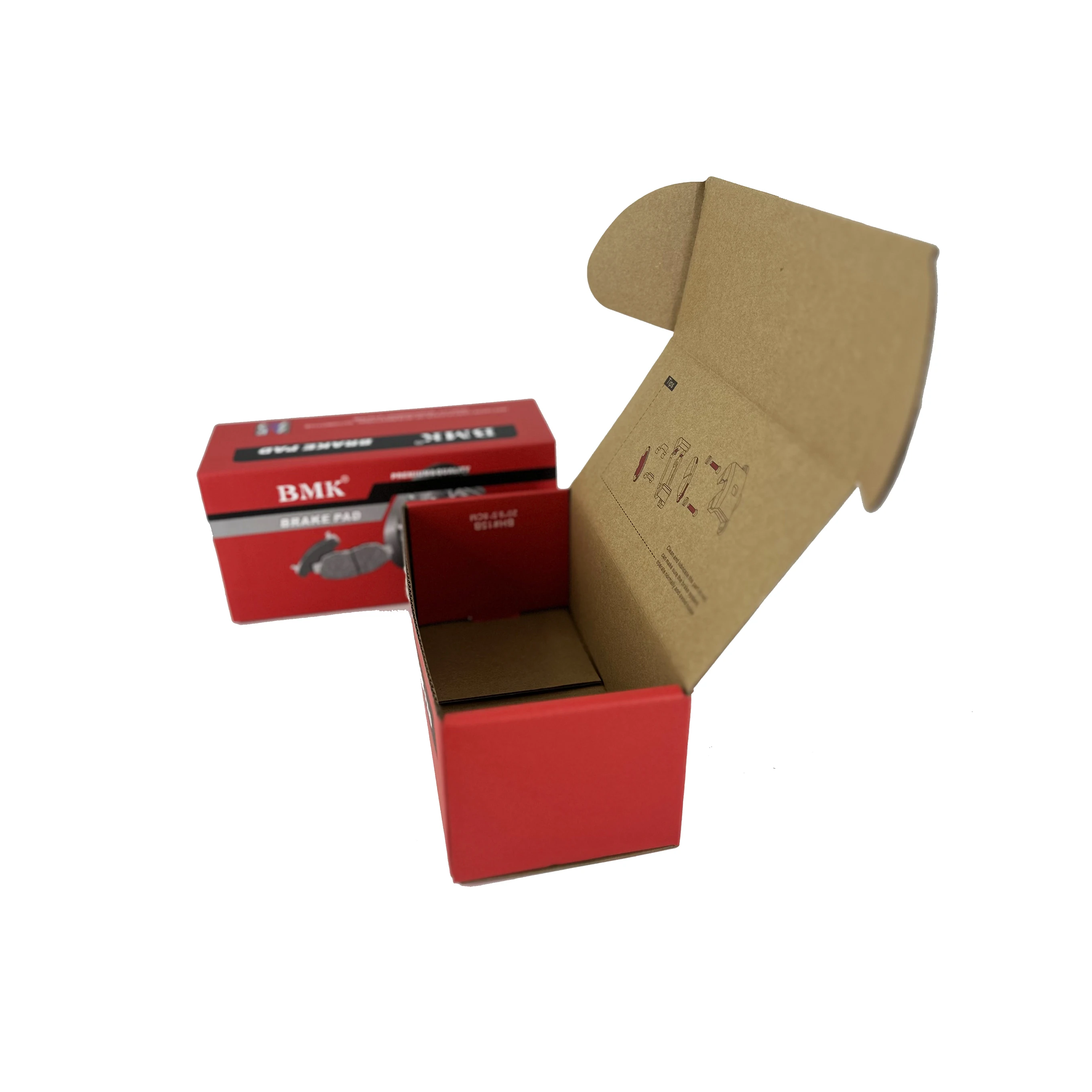 C23 Custom Printing Red Deep High Shipping Boxes Place Finer Tool Packaging Hard Quality Mailing Box Corrugated Box