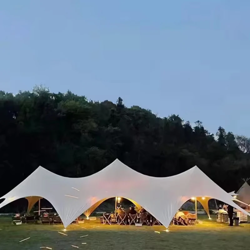 White Spider Tent Heavy Duty Pop Up Tent One Peaked Event Tents Sale Foldable Weeding Canopy