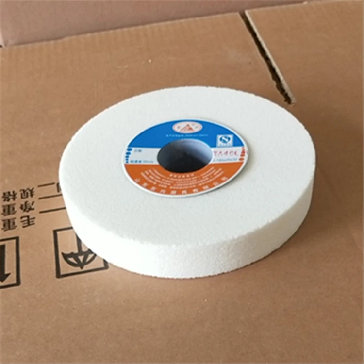 China Ceramic dish grinding wheel white color aluminium oxide