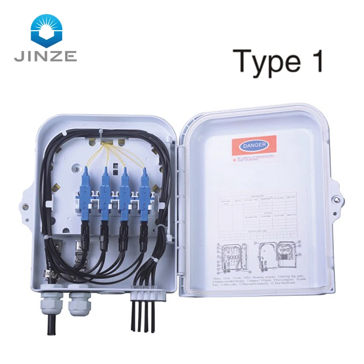 Factory Supply 8 core ftth box plc splitter 1 8 optical distribution box 8 port ODP/ODB/FDB/NAP for fiber optic equipment