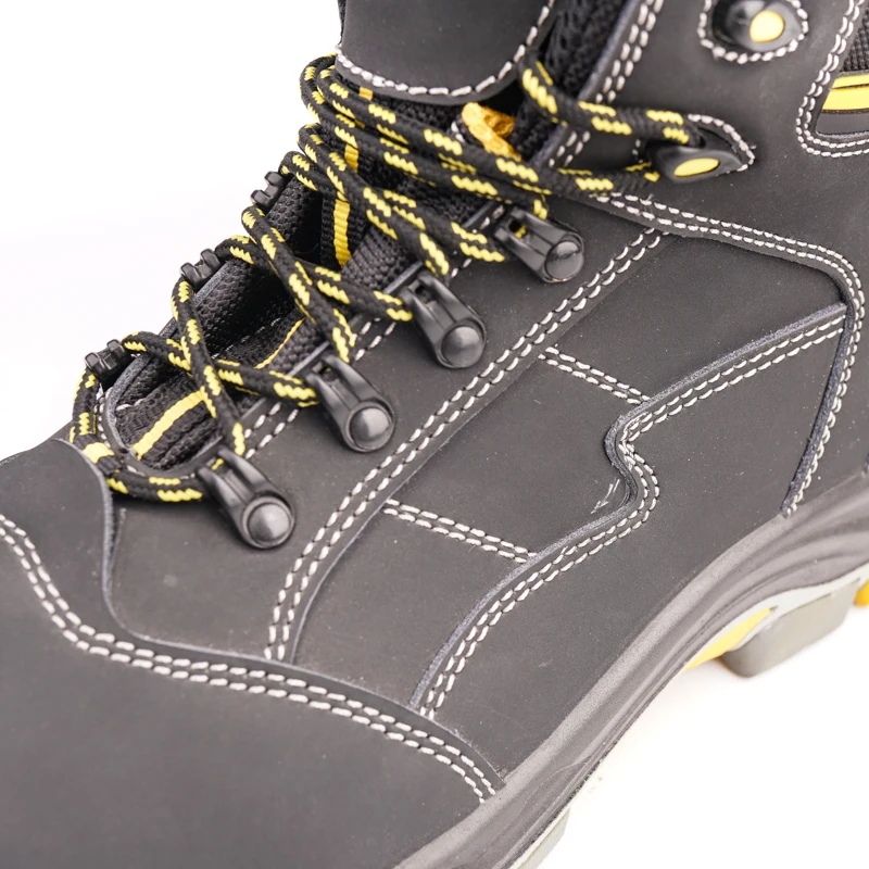 Heavy Industry Nubuck Waterproof Safety Shoes Anti Static ESD Protective Work Boots