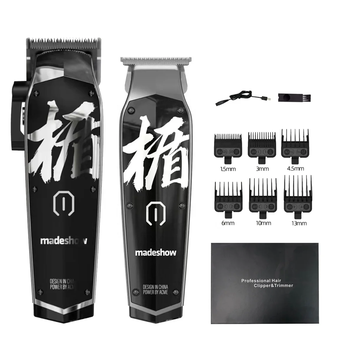 Madeshow M10+&M11 Professional Hair Trimmer for Men Electric Hair Cutting Machine 7200 RPM