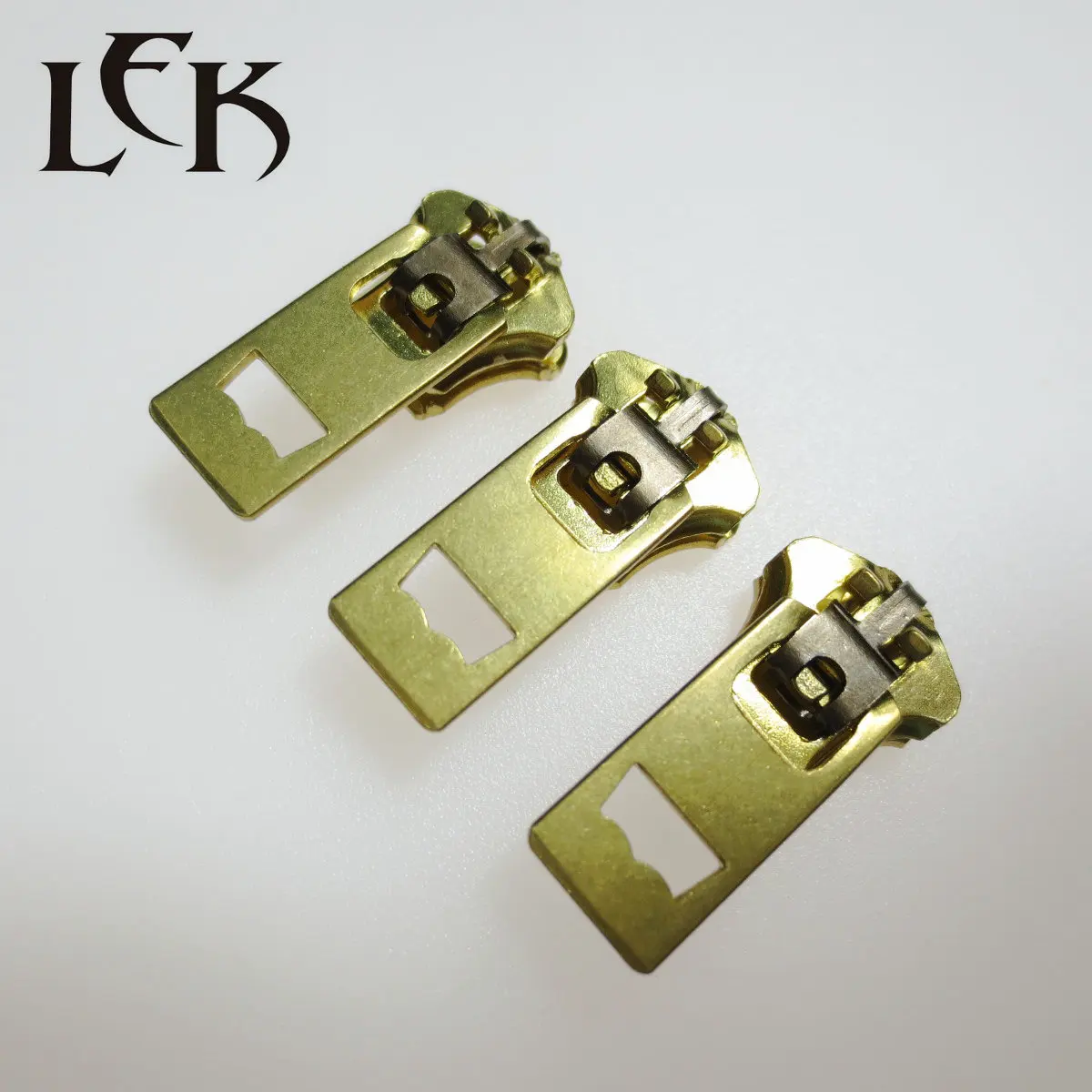 Оптовая продажа, латунные застежки-молнии, квадратный съемник, ползунок для книг, аксессуары для подгонки, слайдер на молнии