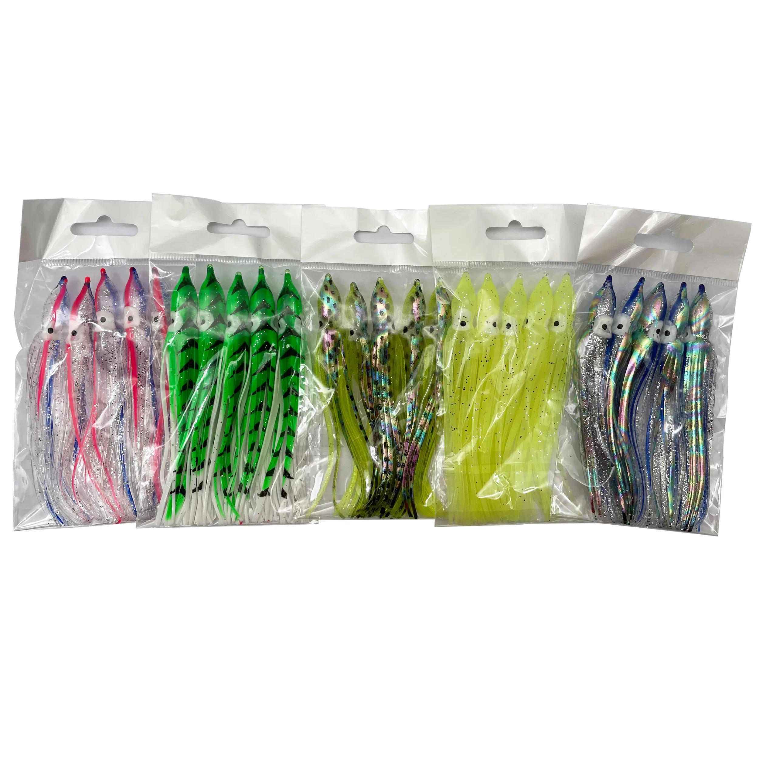 B Swimbait Tuna Lures Jig Isca Artificial Elastic Rubber Soft Octopus Squid Skirt Saltwater  Fishing Bait Lures