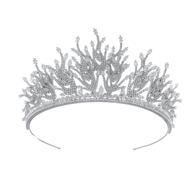Twining Of Branches Zircon Tiaras Original Bride Wedding Crown Tiara