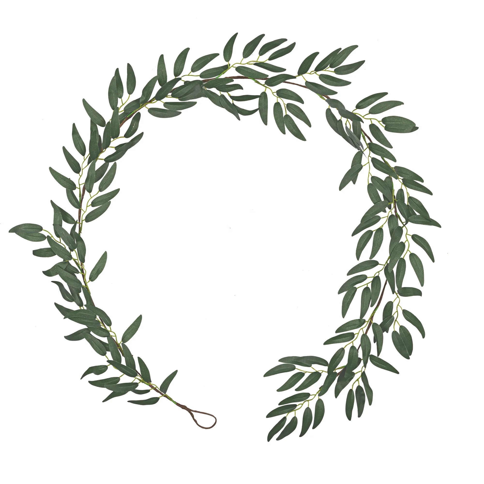 Свадебное украшение, Рождественская Декоративная гирлянда, искусственный эвкалипт, украшения для стола, искусственная ивовая гирлянда