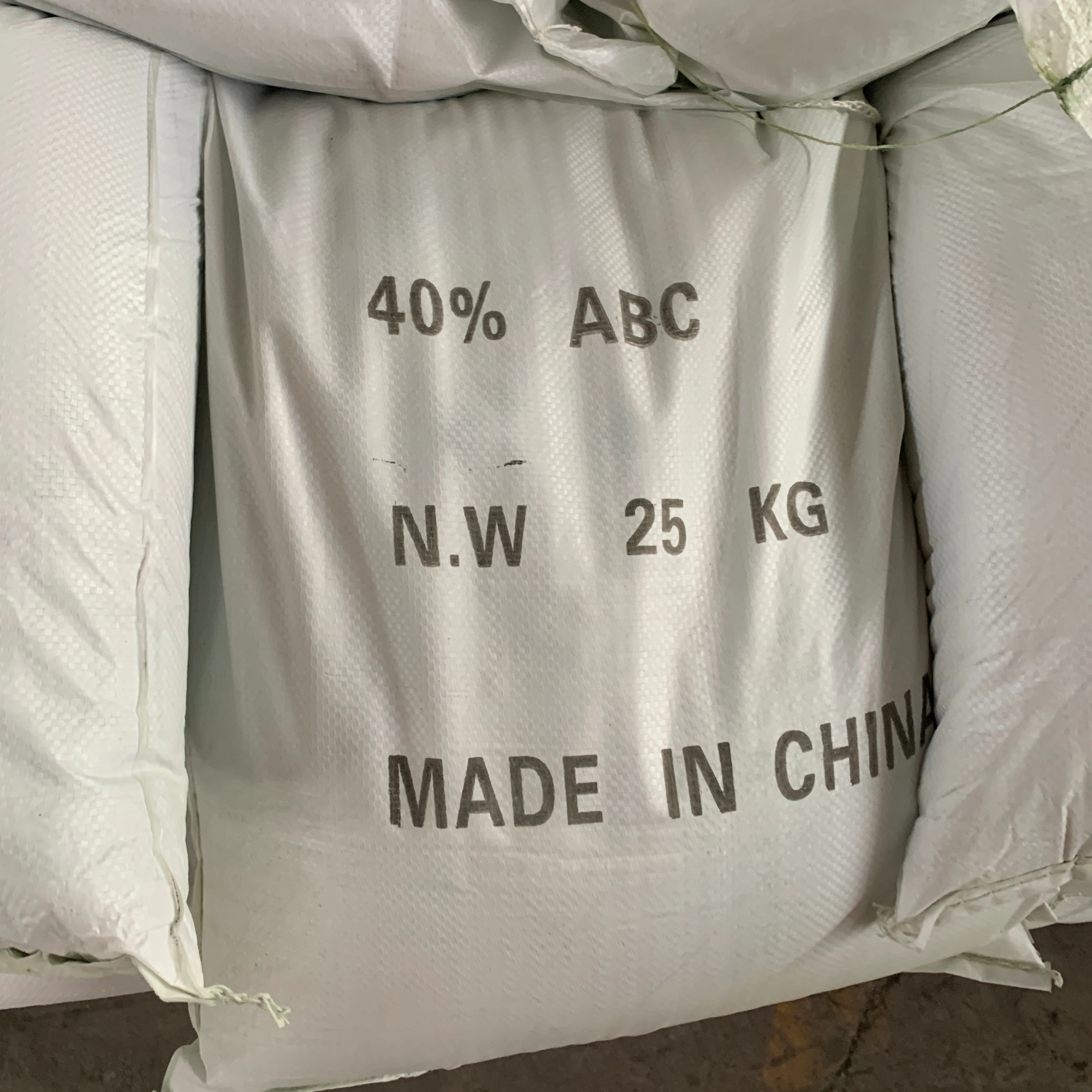 ISO, EN615 Fire Retardant ABC dry chemical powder, ABC powder 30% 40% 50% 90%