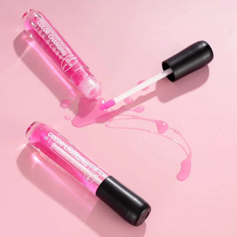 Aichun Beauty High Quality Color Changing Lip Gloss Oil With Rose Hip Oil Brightening Repair Moisturizing Reduce Lip Lines