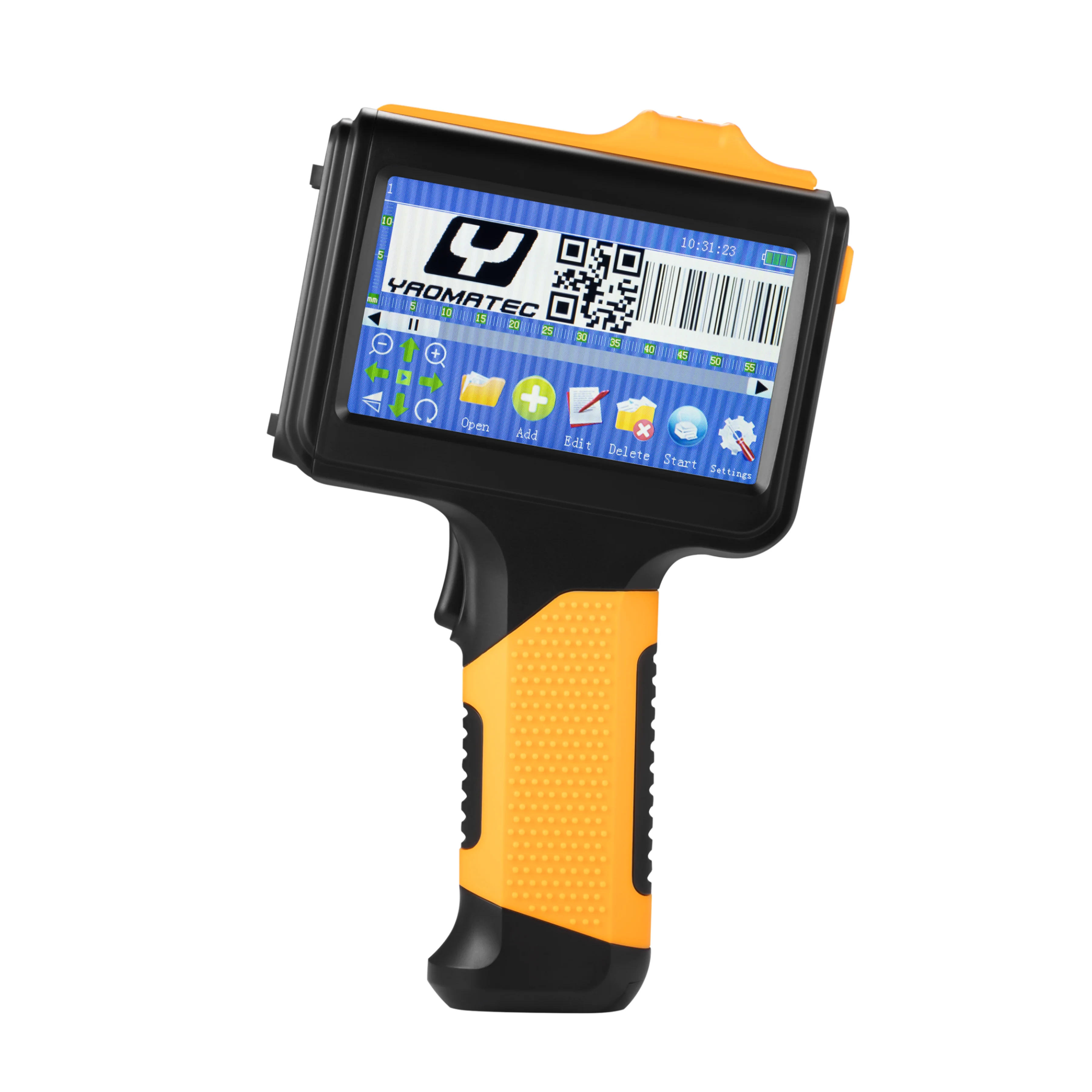 YAOMATEC 2024 New Model  Logo Expiry Date Portable Handheld Inkjet Printer For Plastic Carton Metal Surface