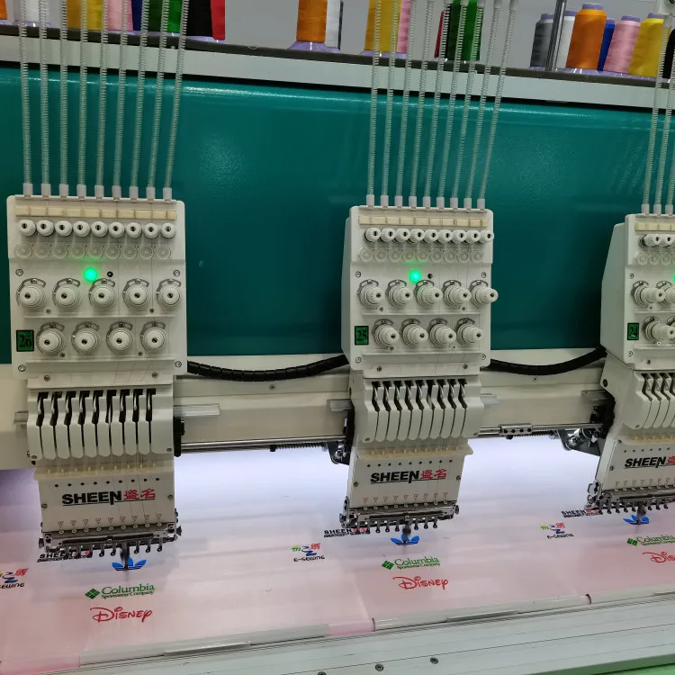 Industrial clothing computer embroidery machine