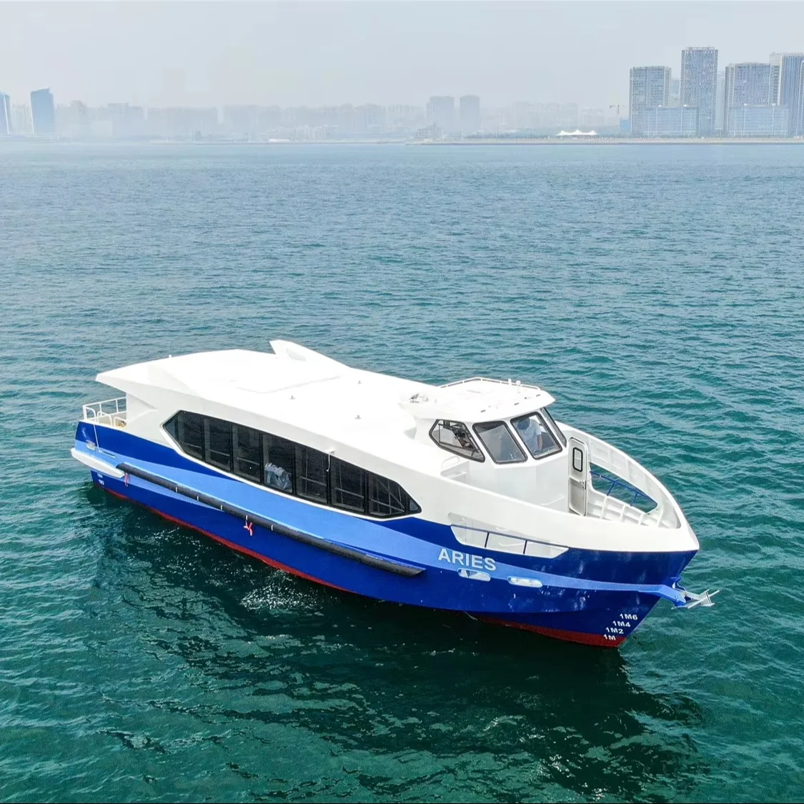 Grandsea 18.8m Aluminum Hull Inboard Engine 96 persons Coastal Sea River Ferry Passenger Boat for sale