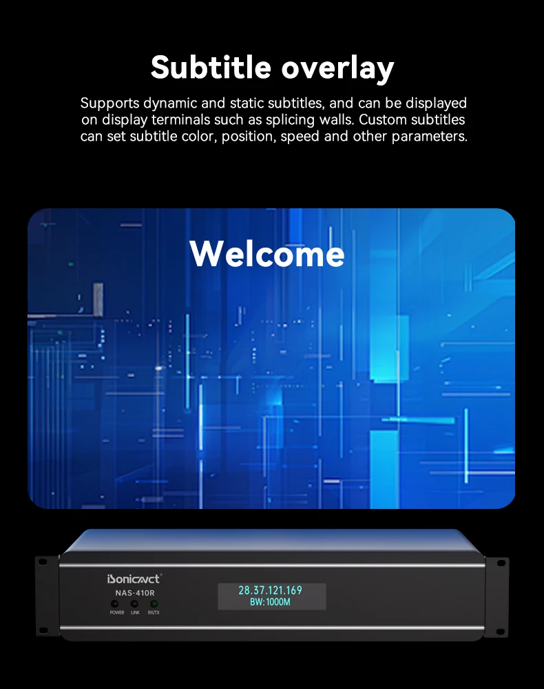 ISonicavct NAS-410R в режиме реального времени просмотр аудио удаленной конференц-связи PA система высокого разрешения переключатель сигнала процессор выходной узел