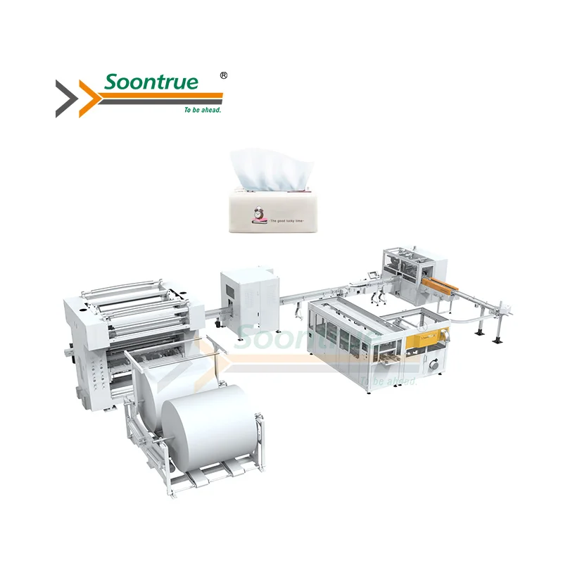 Automatic embossing rewinding cutting facial tissue paper making machine manufacturing