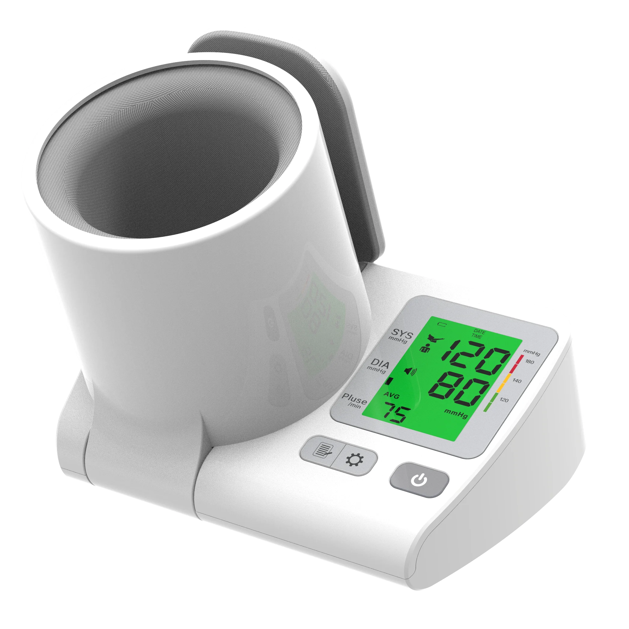 New Digital Sphygmomanometer Blood Pressure Machine Benchtop Tensiometer Armband Pulse Tensiometro Tunnel Blood Pressure Monitor