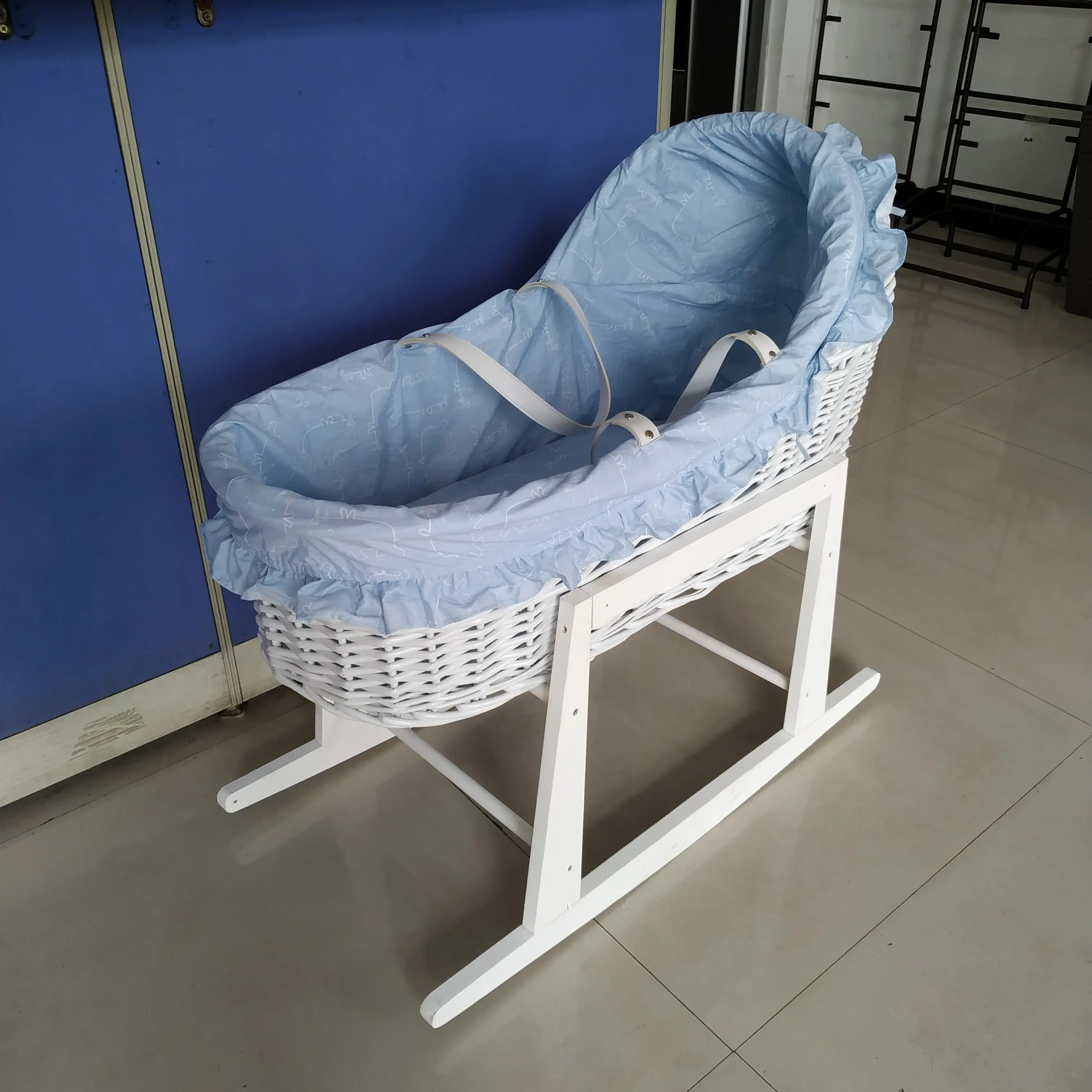  Эко-детская кроватка ручной работы плетеная корзина из ротанга детская