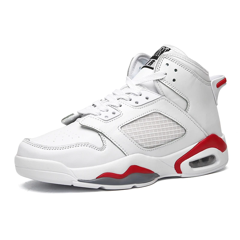 
Breathable High-top Basketball Shoes Boys Air Cushion Cushioning Running Shoes Men's Fashion Sneakers 