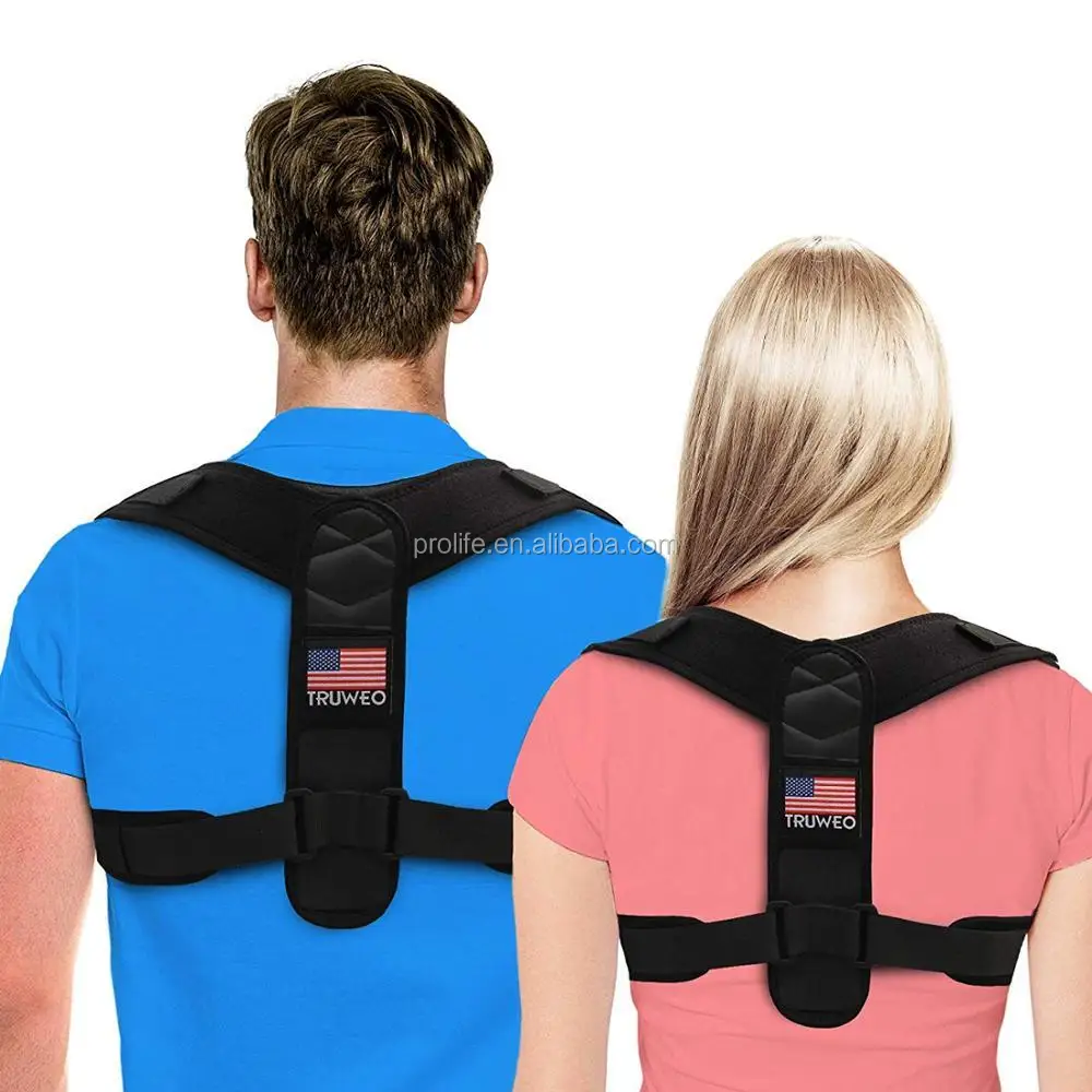 
New Comfortable Upper Back Brace Belt Shoulders Back Support Posture Corrector 