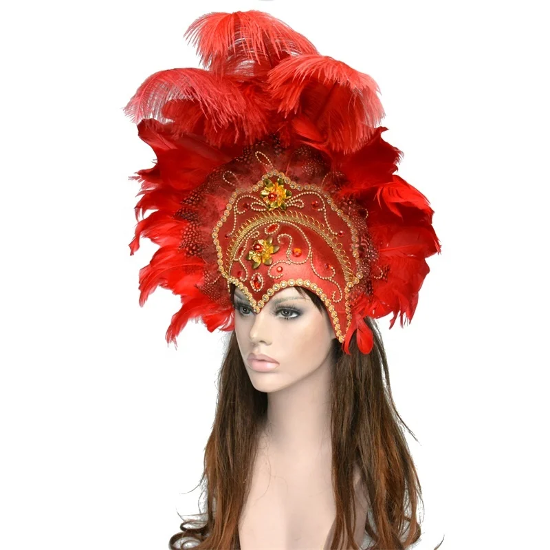 Mardi Gras Women Fancy Hair Accessories Hair Band Dancing Dress Girl Carnival Costume Party Supplies