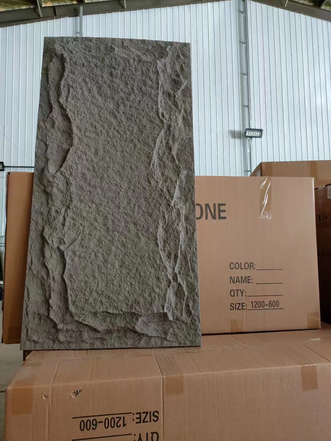 New arrival lightweight decoration pu stone wall panel