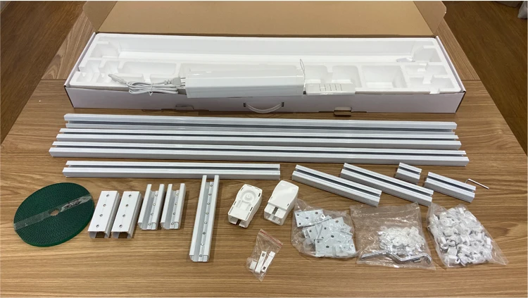 Luxury century wifi rf433 smart touch panel curtain curtain opener smart home