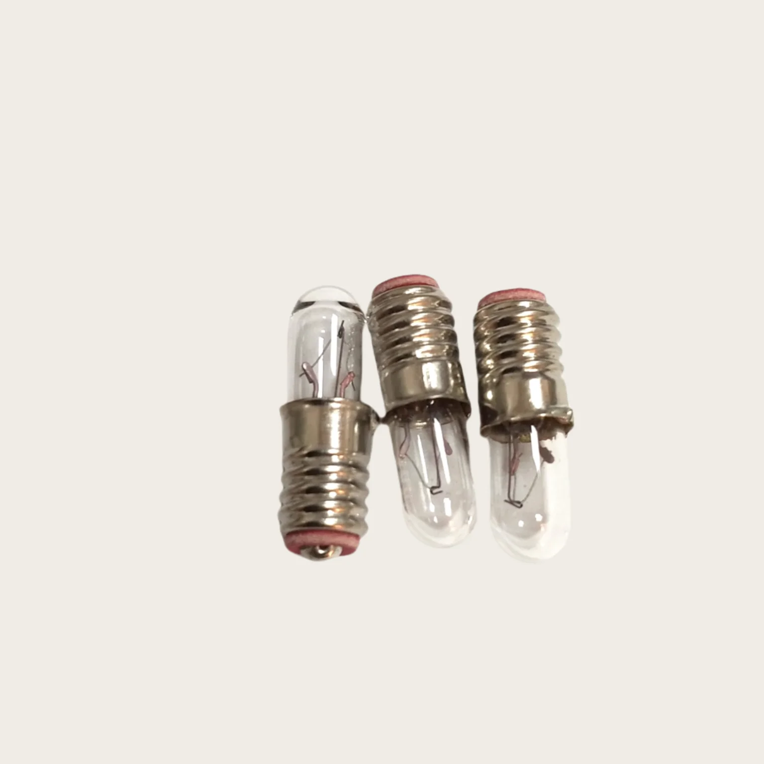 E5/8 E5.5 Mini Screw Base Indicator Bulb 6V50m Warm White Light E5