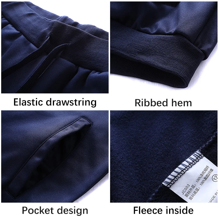 Hot sale two piece solid color coat trousers men jogger sweatsuits customization sweatshirt tracksuit for spring and autumn