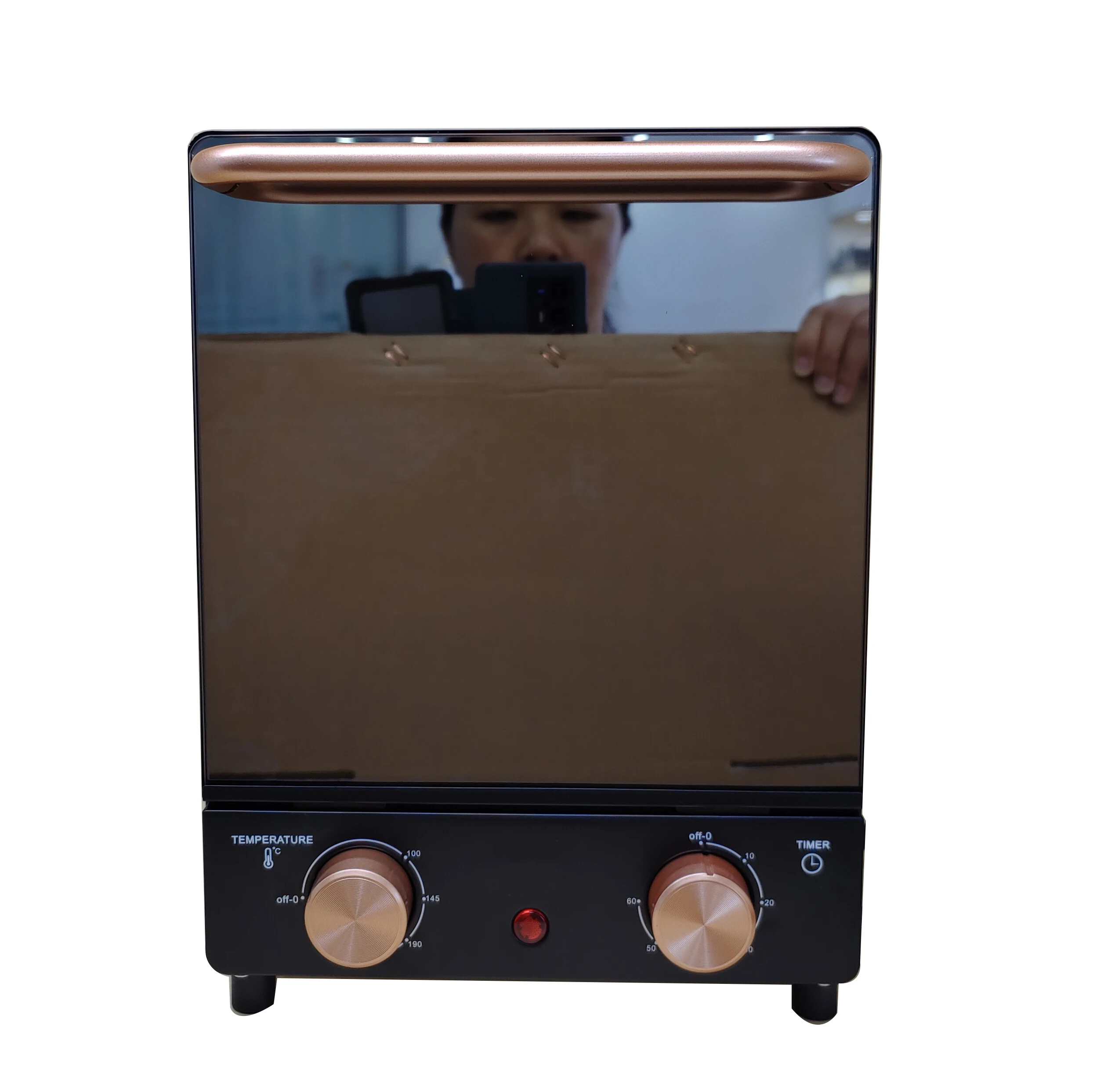12L 1000 Вт мини-вертикальная электрическая духовка Энергоэффективная выпечка в стиле для вашего дома