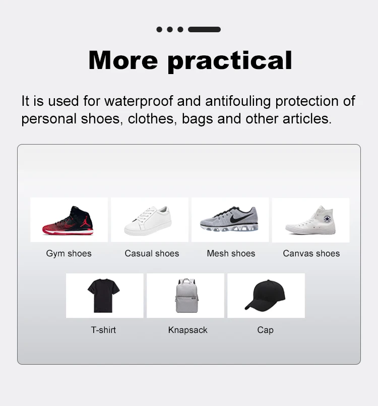 Hot selling Shoe Care Fabric Waterproof Continuous Spray All-purpose Anti Dust Athletic Shoes Water Repellent for Protection