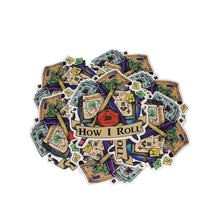 Promotional Adhesive Die Cutting Transparent Vinyl Custom Label