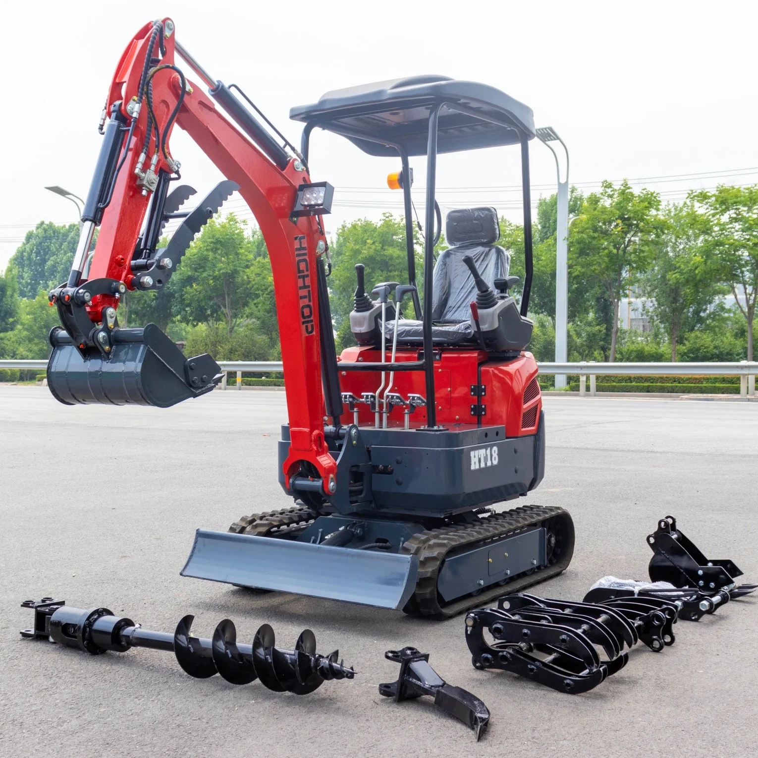 Farm Garden 1T 1.8T 2T 2.5T 3.5T 4T Crawler Excavator Small Digger Mini Excavator