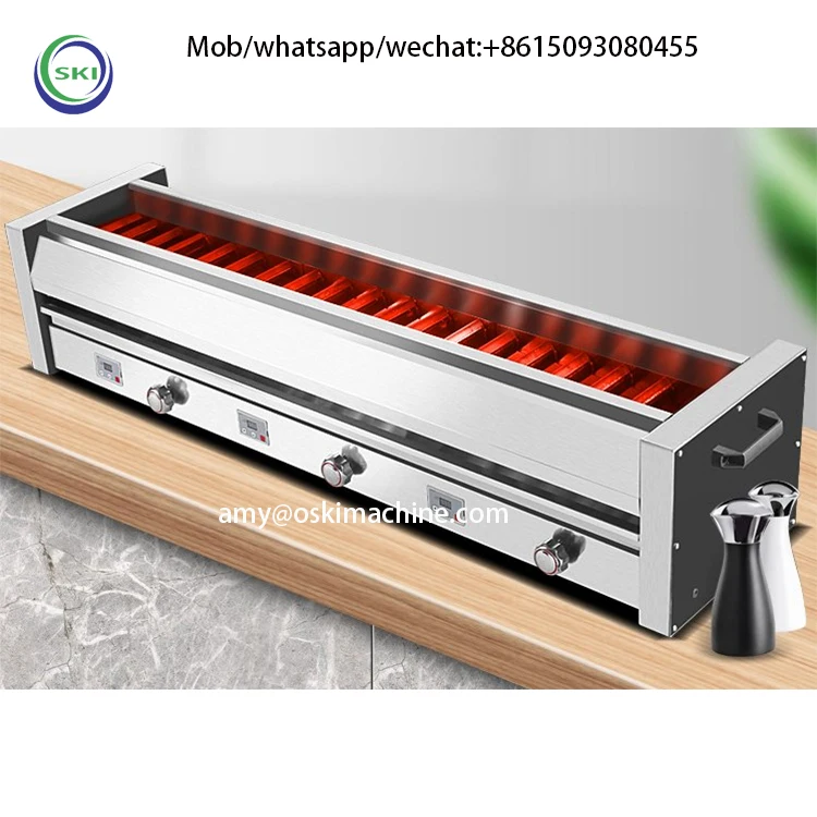 Portable Barbecue Kebab Making Machine Chicken Grill Machine Gas Kebab Machine