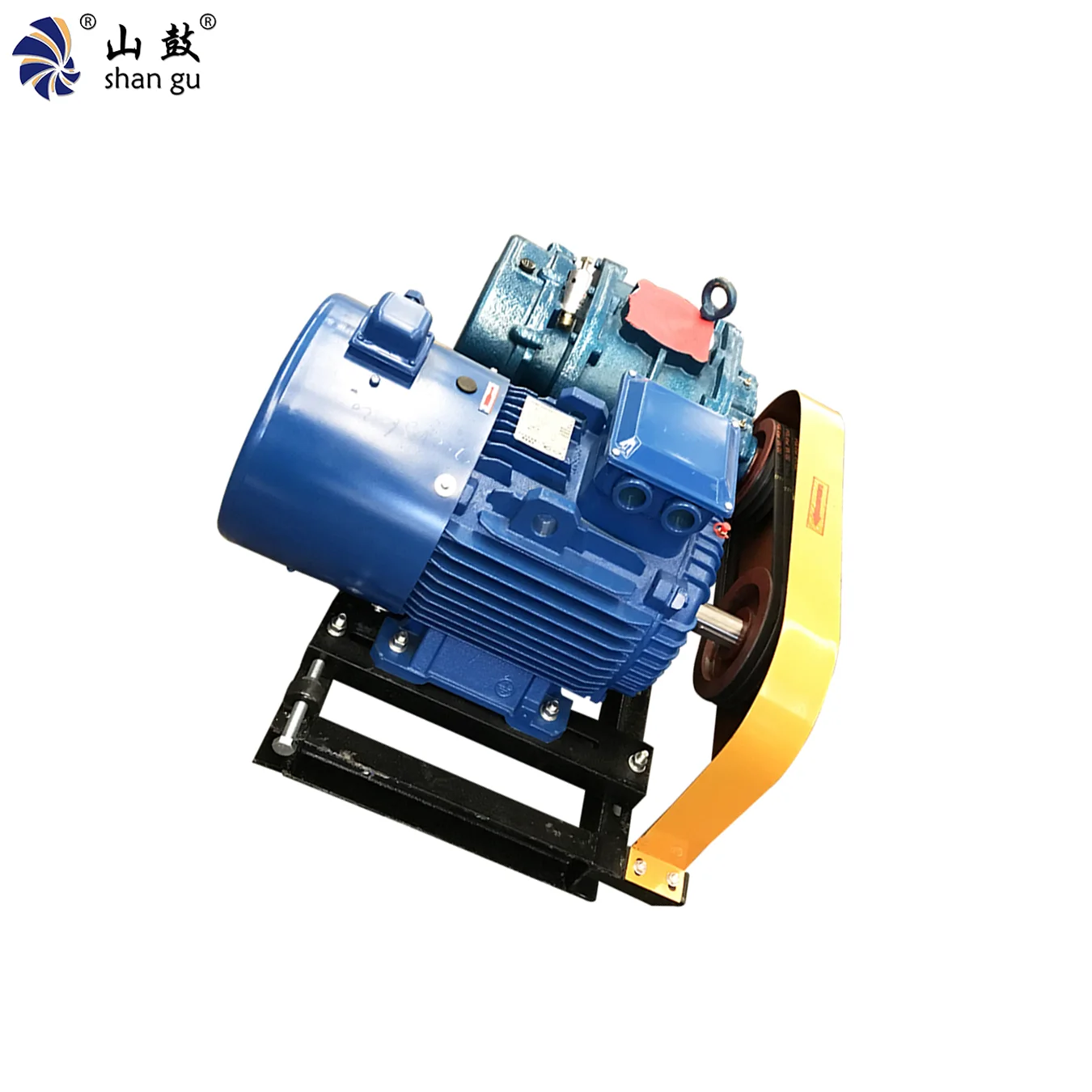 Промышленный воздуходувка Shangu с высоким давлением тремя лопастями RSR-100 воздушное охлаждение цементный химический малошумный воздуходувки для охлаждения воздуха