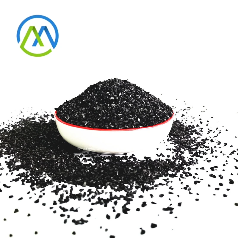 Natural Granular Coconut Shell Based Activated Charcoal Price in kg 25kg Per Bag for Water Treatment