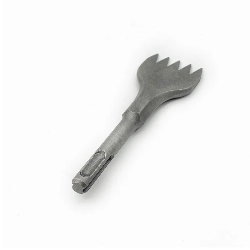 SDS Plus Groove Edge Chisel Mortar Raking Chisel Brick Removing Chisel With Teeth 40CR
