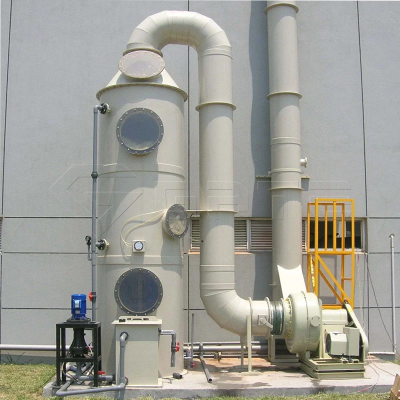 GATE 2000-2600M3/H Cat Litter Making Machine industrial waste gas treatment Cooling Tower Water Spray