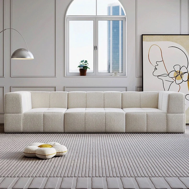 Corduroy cotton flannel tech fabric Fabric Couch Comfort Sofa Set L Shape Modular Sectional Compress sofa