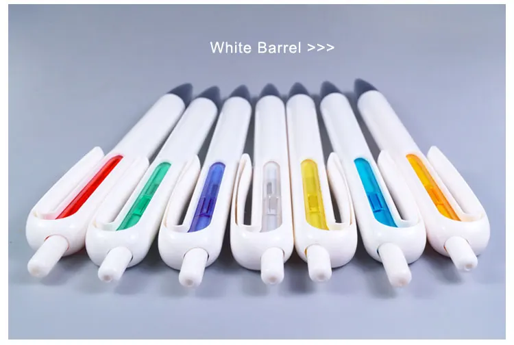 advertising branded names logo promotional blank white red blue green orange plastic ballpoint pen custom